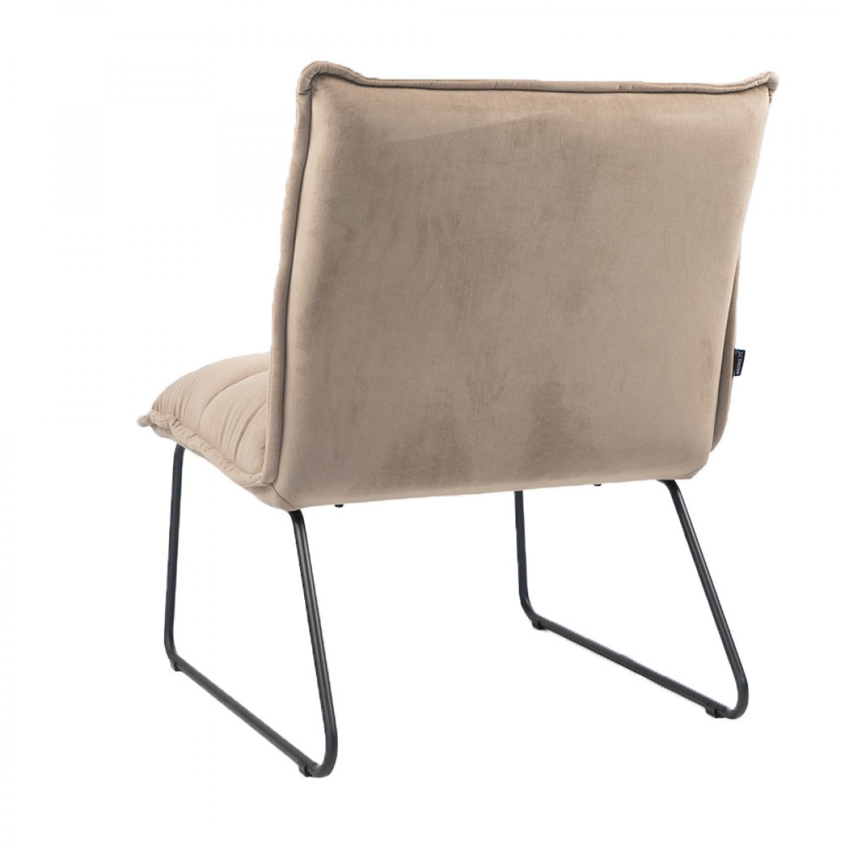 Fauteuil  Restaurant Cafe  Bar Et Horeca - Zoe  Velours Taupe